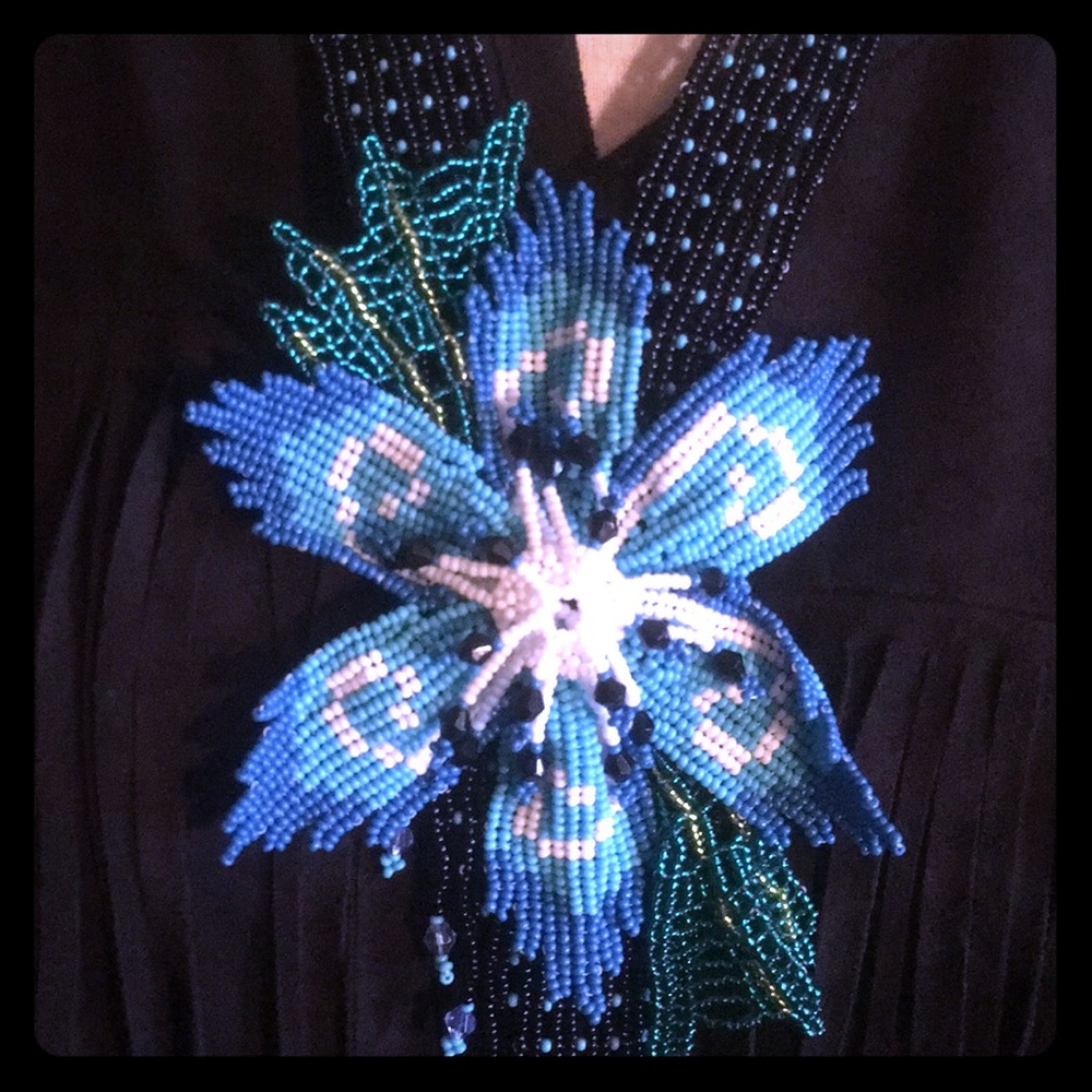 Showstopper beaded necklace